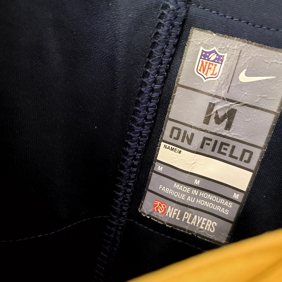 Nike Rams Jersey Navy and Gold - Picture 8 of 9